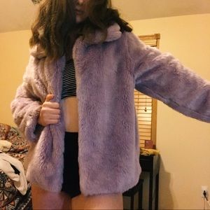 Fashionable & furry coat